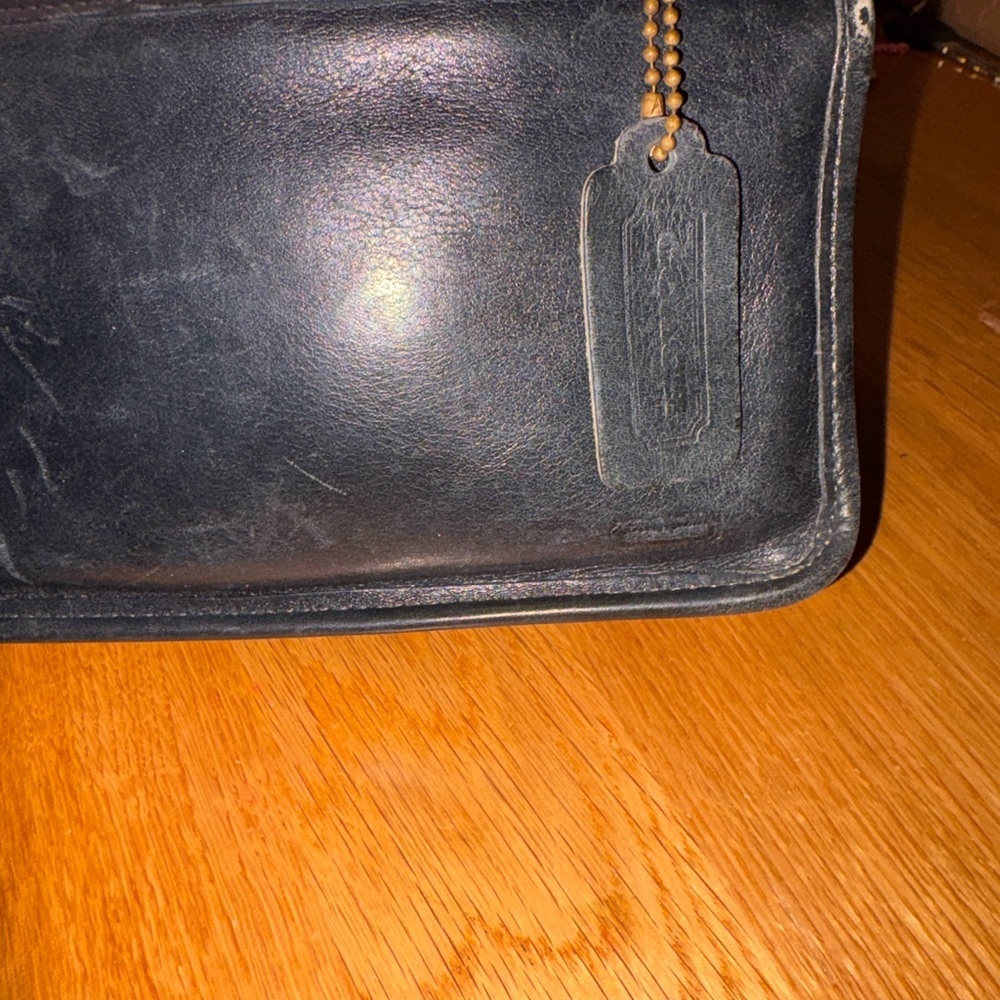 Vintage Coach Chunky 7165 Makeup case -Black - Picture 4 of 8